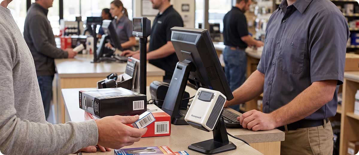 Fixed Mount Scanners vs. Handheld: When Automating a Scan Point Makes More Financial Sense Fixed Mount Scanners vs. Handheld: When Automating a Scan Point Makes More Financial Sense