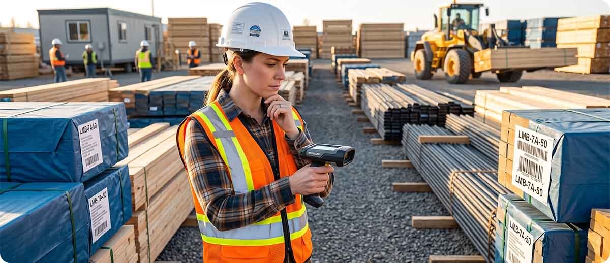 Lumber, Steel, and Heavy Materials: Why Your Barcode Labels Keep Failing and Your Scanners Struggle in the Yard Lumber, Steel, and Heavy Materials: Why Your Barcode Labels Keep Failing and Your Scanners Struggle in the Yard