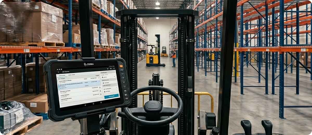 Vehicle-Mounted Computer vs. Rugged Tablet on the Forklift: How to Choose Between the Zebra VC8300 and ET60/ET65 Vehicle-Mounted Computer vs. Rugged Tablet on the Forklift: How to Choose Between the Zebra VC8300 and ET60/ET65
