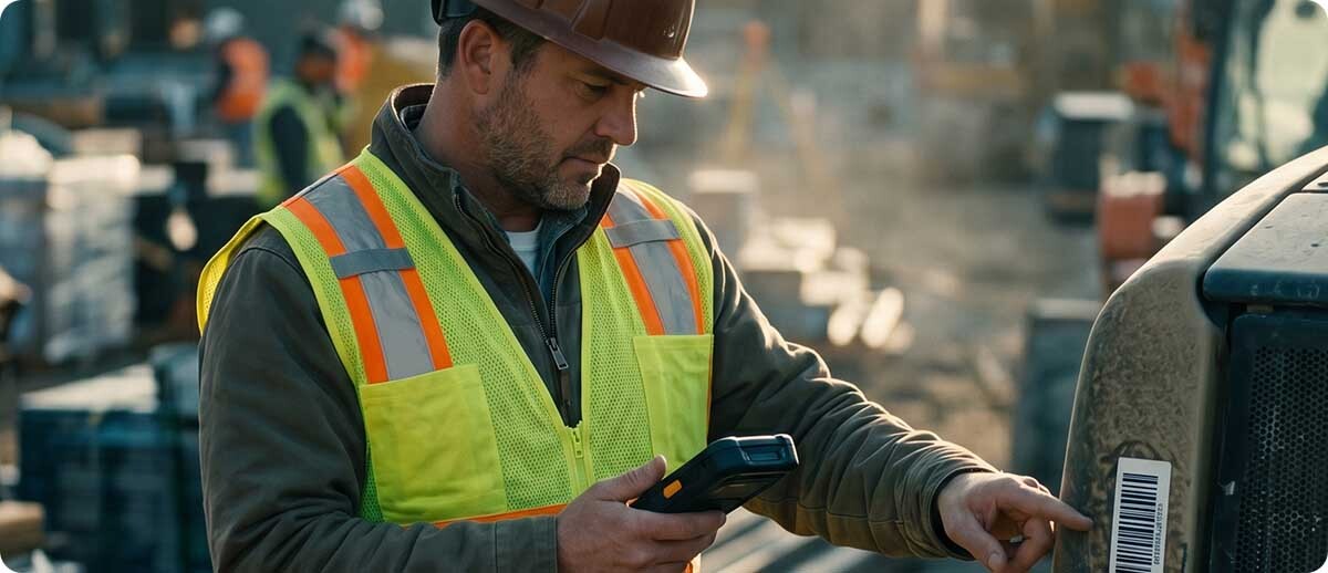 When Your Warehouse Has No Walls: Barcode Tracking for Construction Tools, Equipment, and Materials.